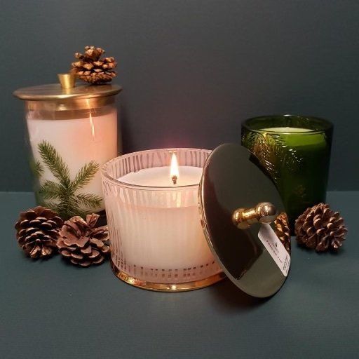 Beautiful candle arrangements