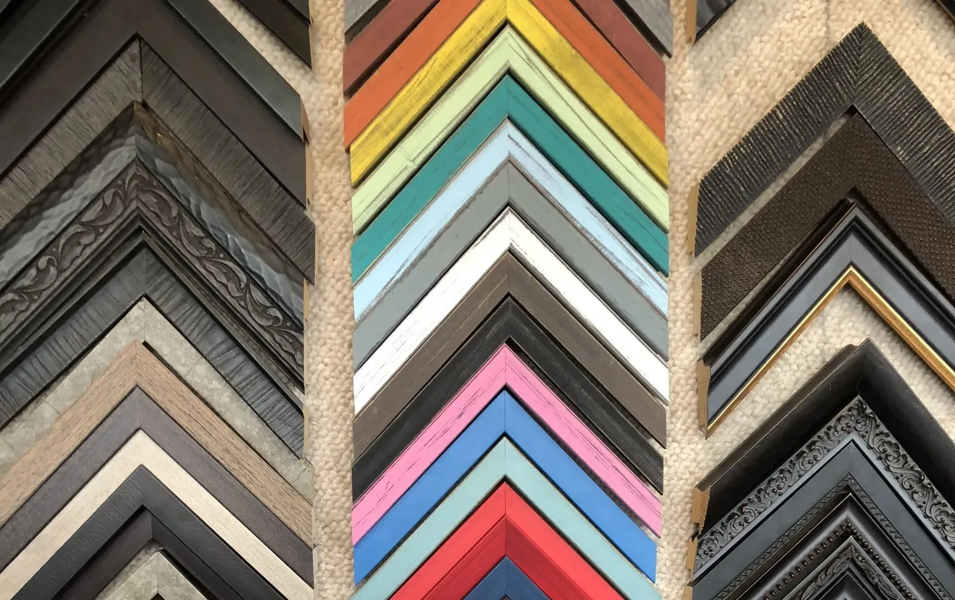 Custom picture framing at Tandem Brick Gallery